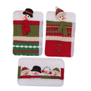 3X Christmas Refrigerator Door Handle Covers Kitchen Appliances Gloves xcv