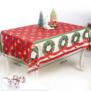 Christmas Tablecloth Xmas Home Dinner Table Runners Decoration Cover Supplies zx