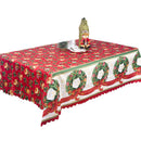 Christmas Tablecloth Xmas Home Dinner Table Runners Decoration Cover Supplies