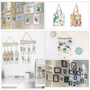 42Pcs Non-Trace White Hard Wall Picture Photo Mirror Frame Clock Hook Hanger Set