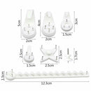 42Pcs Non-Trace White Hard Wall Picture Photo Mirror Frame Clock Hook Hanger nbv
