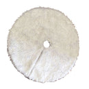 Latest Christmas Tree Skirt Soft Faux Fur Round Base Xmas Home Party Decoration