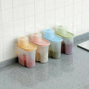 4x Large Capacity Airtight Dry Food Container Durable Cereal Storage Box 1.9L zx
