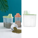 4x Large Capacity Airtight Dry Food Container Durable Cereal Storage Box 1.9L zx