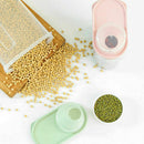 4x Large Capacity Airtight Dry Food Container Durable Cereal Storage Box 1.9L zx