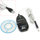 Electric Guitar to USB Interface Link Cable For PC Computer Recording  ETC