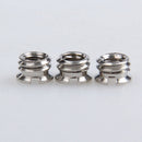 10Pcs 3/8" to 1/4" Convert Screw Thread Adapter Tripod Mounting Monopod Camera d