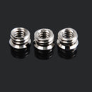 10Pcs 3/8" to 1/4" Convert Screw Thread Adapter Tripod Mounting Monopod Camera d