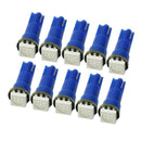10 Pcs Blue Car T5 5050 SMD 1LED  Bright Wedge Tail Backup Car Light La OGE