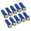 10 Pcs Blue Car T5 5050 SMD 1LED  Bright Wedge Tail Backup Car Light La OGE