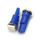 10 Pcs Blue Car T5 5050 SMD 1LED  Bright Wedge Tail Backup Car Light La OGE