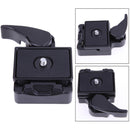 Pro Quick Release Clamp Slide Plate Adapter System for Camera Tripod Bal NQM