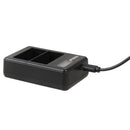Black LCD Dual Battery Charger Fits For Canon EOS 60D 70D 80D 6D 7D Chargi RFB