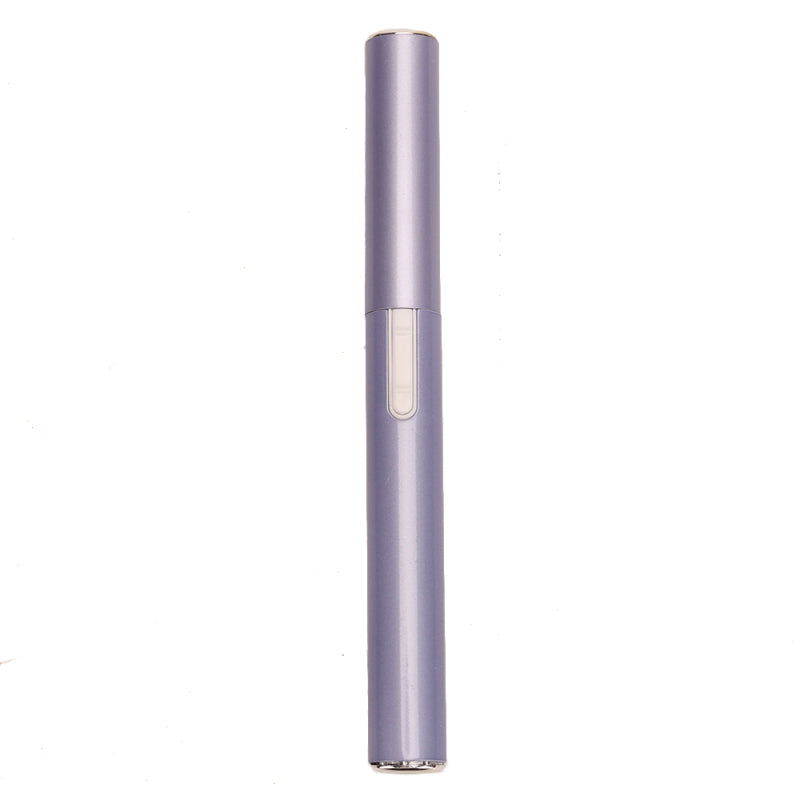 New Purple Electric Heated Portable Eyelash Curler Make Up Tools Pen EJF