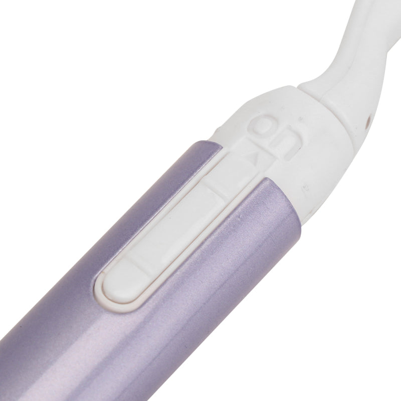 New Purple Electric Heated Portable Eyelash Curler Make Up Tools Pen EJF