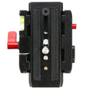 Black Quick Release Clamp Adapter P200 QR Plate For Manfrotto 577 500 701 XYN