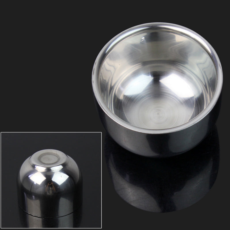 Fashion Metal Men's Shaving Mug Stainless Steel Bowl Cup For Shave LGA
