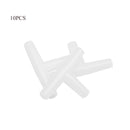 10 Pcs 3 Way Junction Air Pump Hose Connector Aquarium Fish Tank Acces FVR