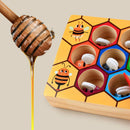 Clamp Bee to Hive Matching Game Wooden Hive Games Montessori Teaching Education