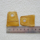 Finger-Fitted Leather Thimble With Metal Tip DIY Sewing Needle Tailor 1PC XGB