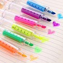 Cute Syringe Highlighters Pen Marker Needle Ball Point Nurse Hospital  BOB