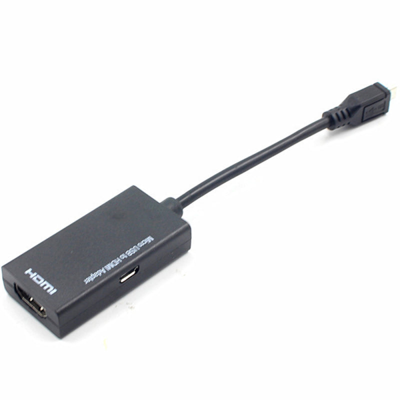 17cm USB to HDMI Cable Adapter Charge 1080 HDTV For Android Smartphone EVQ