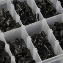 350pcs Car Body Plastic Push Pin Rivet Fasteners Trim Moulding Screwdriv UVS