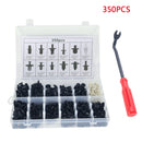 350*Car Body Plastic Push Pin Rivet Fasteners Trim Moulding Clip Screw TDR
