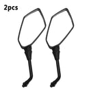 2pcs 10mm Universal Black Motorcycle Motorbike Rearview Rear View Side WGR