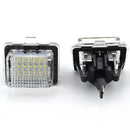 2X Black License Plate LED Lights Error Free For Mercedes Benz W221 W20 QJP