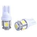 50x T10 5050 W5W 5 SMD 194 168 LED White Car Side Wedge Tail Light Lamp Bu SCB