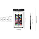 Touch-screen Mobile Phone Waterproof Cover Outdoor Bag Swimming Anti-water OOT
