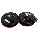 Pair Red 12V Loud Tone Snail Air Horns Set For Universal Car Boat Motor bv