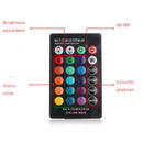 2PCS T10 5050 6SMD RGB LED Multi Color Light Car Wedge Bulbs Remote Contr UPS