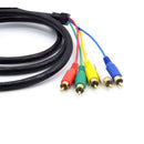 480P 720P 1080P Support HDMI Male to 5 RCA RGB Audio Video AV Component Cable