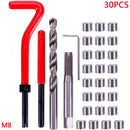 30 Piece Helicoil Thread Repair Kit M8  55 X 20mm Garage Workshop Tool S JTJ