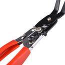 Red Lock Car Pipe Hose Clamp Pliers Fuel Coolant Clip Curved Throat Tube P RAO