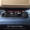 2*Car Seat Back Headrest Dual Hook Holder Plastic Hanger Fit For Bag Pur YNG