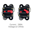 300Amp Car Audio Circuit Breaker Audio Fuse Holder Reset Switch Off 12V RPZ