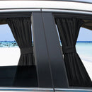 2x 50cm Car Window Sun Shade Cover Sunshade Curtain UV Protection Shield Visor