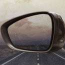 2x Blue Car Rearview Mirror Anti-Fog Films Waterproof Clear Anti-glare Me EIY