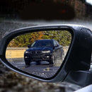 2x Blue Car Rearview Mirror Anti-Fog Films Waterproof Clear Anti-glare Me EIY