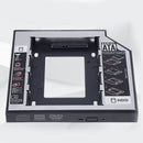 Aluminum SATA to SATA Hard Drive 9.5mm Universal Caddy For Laptop CD/D PSR