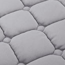 Flexible Soft Comfort Car Auto Grey Plush Rear Seat Cover Pad Mat Chair TYG