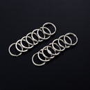 Stainless Steel 200pcs 5 Size Fishing lures Split Rings For Fish Snap Con SBO
