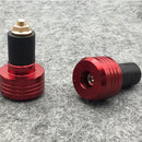 1 Pair 22mm Aluminum Motorcycle Anti Vibration Balance Handle Bar End Plu XNX