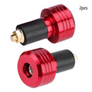 2pcs 22mm Aluminum Motorcycle Anti Vibration Balance Handle Bar End Plug g RTM