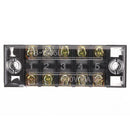 5 Set Blocks Terminal Dual Row Electric Metal Ground Circuit Connection Strip