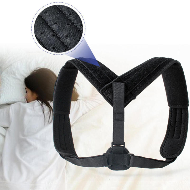 Posture Corrector Adjustable Back Support Therapy Clavicle Brace Belt Men Women