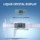 150 mm Plastics Electronic Digital LCD Vernier Caliper LR44 1.5V Battery S SMQ